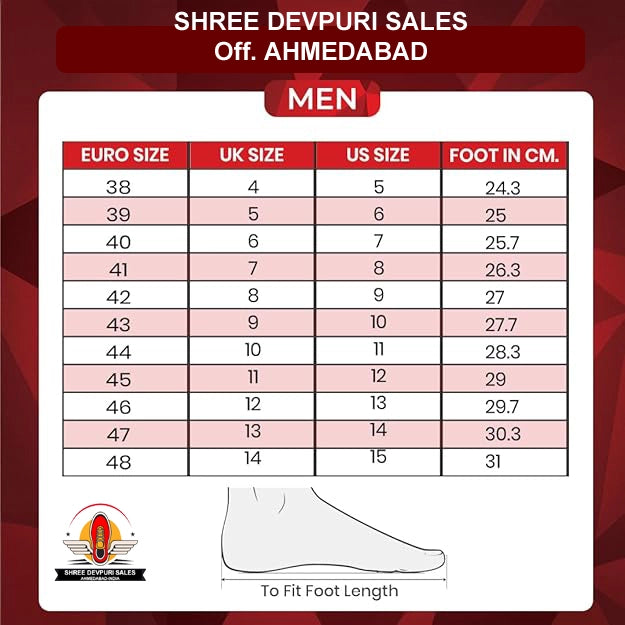 Action Dotcom OFFICE-41 BLACK Size 6-10 Stylish & Comfortable Office Formal Shoes Foe Men
