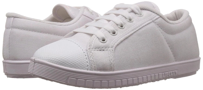 Liberty Gliders White Canvas Shoes for Men's Tennis-E