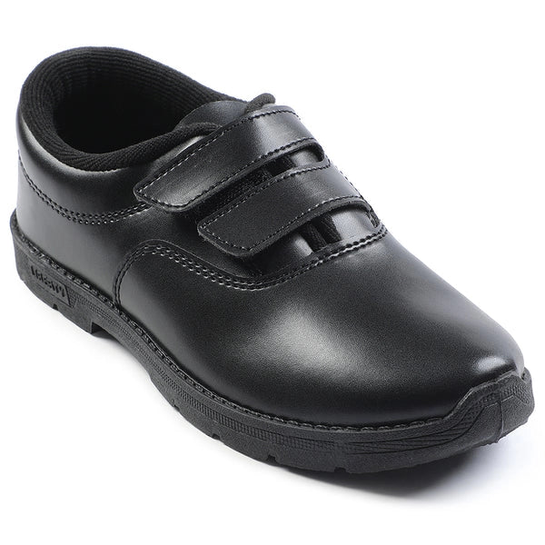 Prefect Black Velcro Size 2-5 Uniform School Shoes For Kids S/BOY-V By Liberty