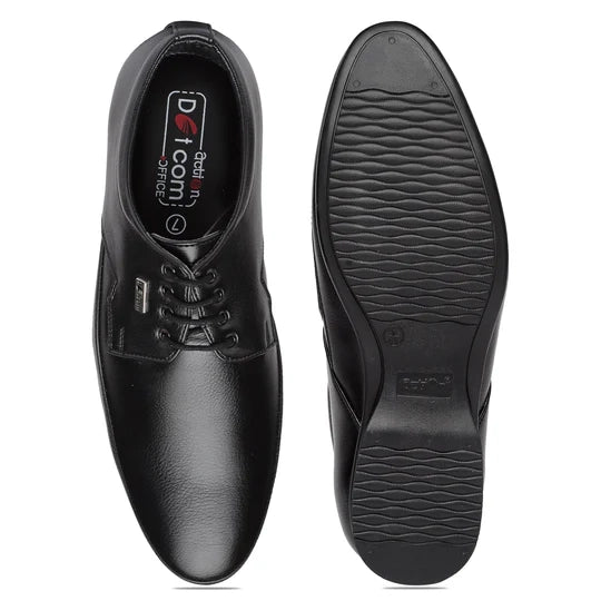 Action Dotcom OFFICE-273 BLACK Size 6-10 Stylish & Comfortable Office Formal Shoes Foe Men