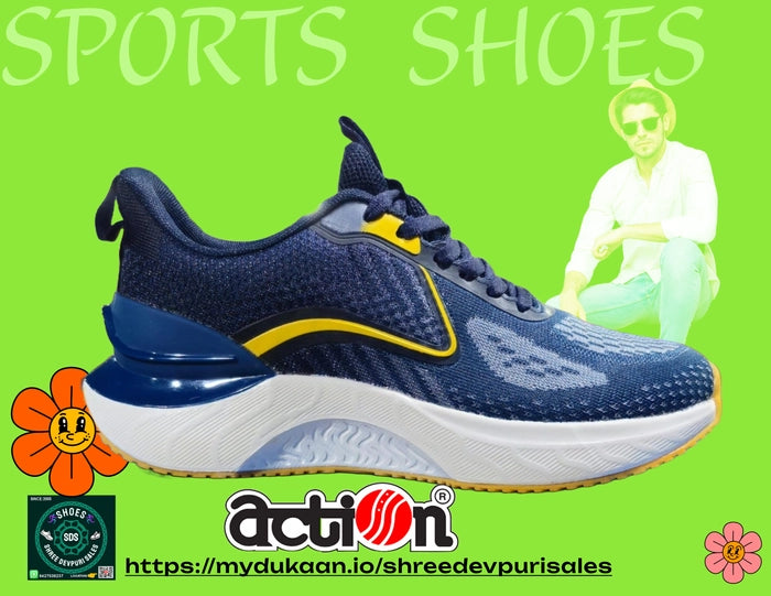 Action Nitro-1801 Light Weight,Comfortable,Trendy, Synthetic Leather Running Shoes For Men
