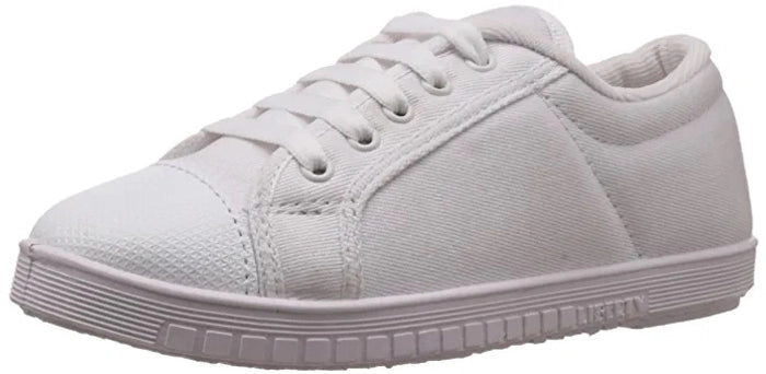 Liberty Gliders White Canvas Shoes for Men's Tennis-E