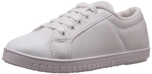 Liberty Gliders White Canvas Shoes for Men's Tennis-E