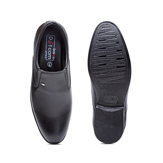 Action Dotcom OFFICE-01 BLACK Size 6-10 Stylish & Comfortable Office Formal Shoes For Men