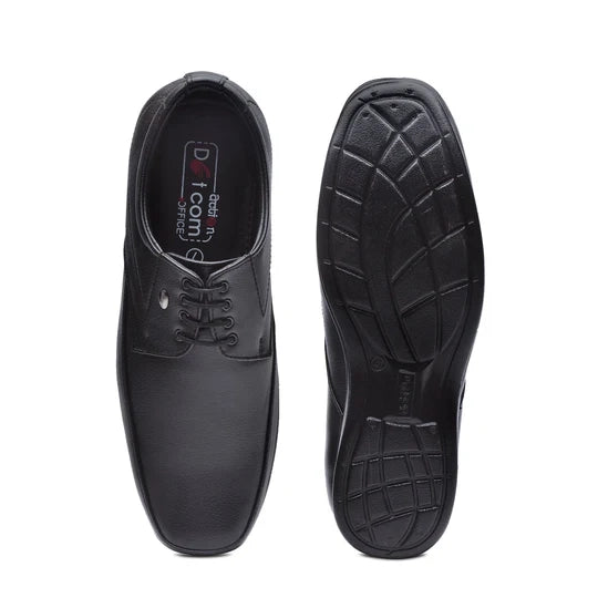 Action Dotcom OFFICE-42 BLACK Size 6-10 Stylish & Comfortable Office Formal Shoes For Men