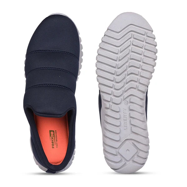 Force 10 By Liberty Men Sports Walking Shoes - Black MONTES-11 NON LACING SHOES