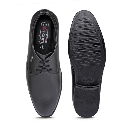 Action Dotcom OFFICE-02 BLACK Size 6-10 Stylish & Comfortable Office Formal Shoes Foe Men