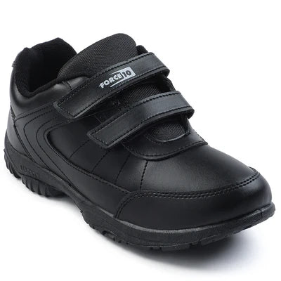 Liberty Force 10 Black Velcro Uniform School Shoes For Kids Schzone-DV By Liberty Size 11-1 Kids