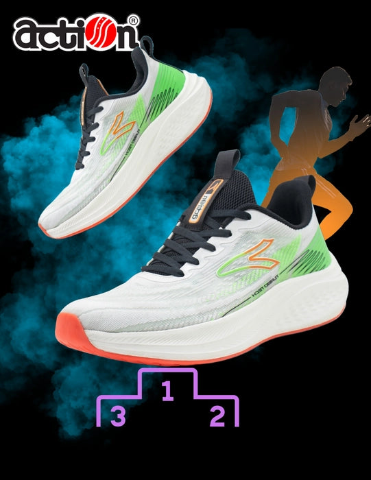 Action BULLET-405 Light Weight,Comfortable,Trendy, Synthetic Leather Running Shoes For Men