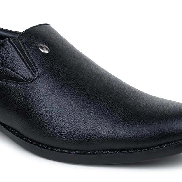 Action Dotcom OFFICE-01 BLACK Size 6-10 Stylish & Comfortable Office Formal Shoes Foe Men