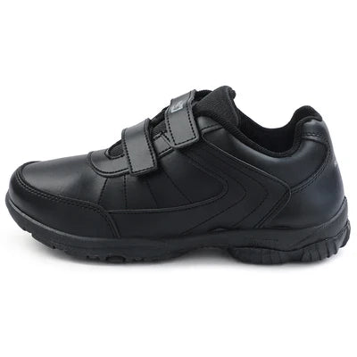 Liberty Force 10 Black Velcro Uniform School Shoes For Kids Schzone-DV By Liberty Size 11-1 Kids