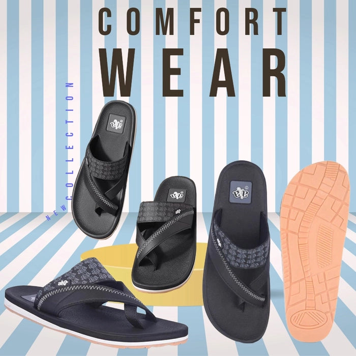 Liberty A-HA ANCO-02 Casual Slipper For Men With EVA Sole | TPR Outsole - Comfortable & Cushioned Footbed | Durable & Lightweight | Latest & Trendy Design | Stylish Footwear