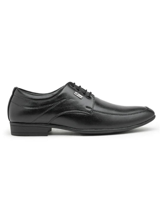 Action Dotcom OFFICE-252 BLACK Size 6-10 Stylish & Comfortable Office Formal Shoes For Men