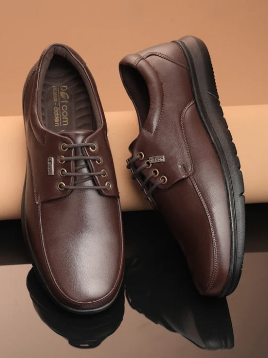 Action Dotcom DP-04 BROWN Size 6-10 Stylish & Comfortable Office Formal Shoes For Men