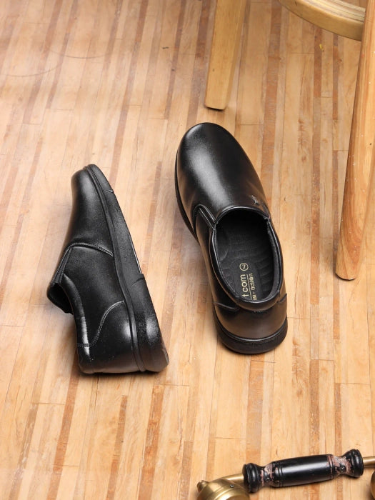Action Dotcom DP-01 BLACK Size 6-10 Stylish & Comfortable Office Formal Shoes For Men