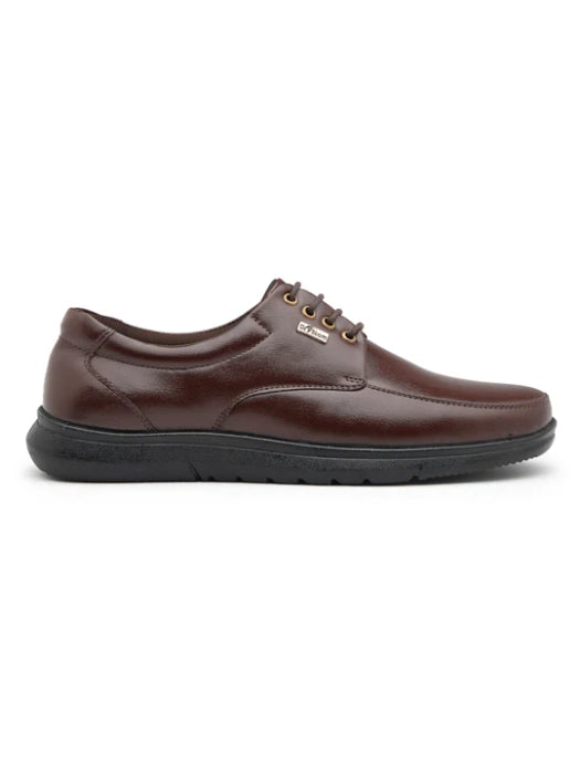 Action Dotcom DP-04 BROWN Size 6-10 Stylish & Comfortable Office Formal Shoes For Men