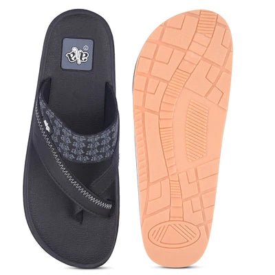 Liberty A-HA ANCO-02 Casual Slipper For Men With EVA Sole | TPR Outsole - Comfortable & Cushioned Footbed | Durable & Lightweight | Latest & Trendy Design | Stylish Footwear