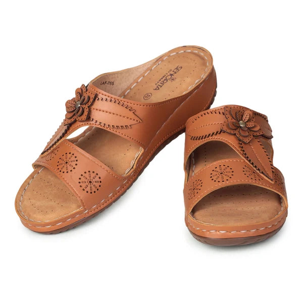 Buy LIBERTY Women LAF-755 Colour Tan Slippers Size 37-41