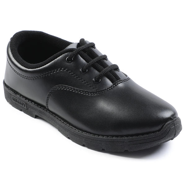 Liberty Prefect Black Lacing Uniform School Shoes For Kids S/BOY By Liberty Size 6-8 Big