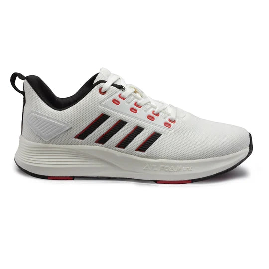 Action-ATG-752 WHITE Size 6-10 Lightweight Comfortable Cushioned Running Sports Shoes for Men