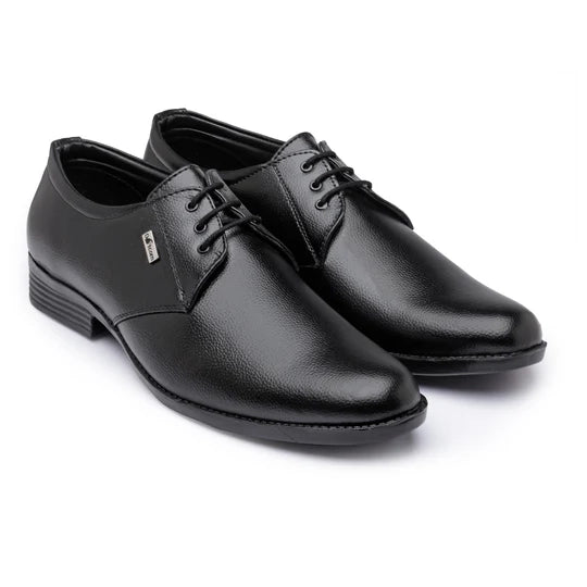 Action Dotcom OFFICE-02 BLACK Size 6-10 Stylish & Comfortable Office Formal Shoes Foe Men