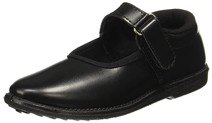 Prefect Black Ballerina Uniform School Shoes For Kids NS/GIRL(V) By Liberty